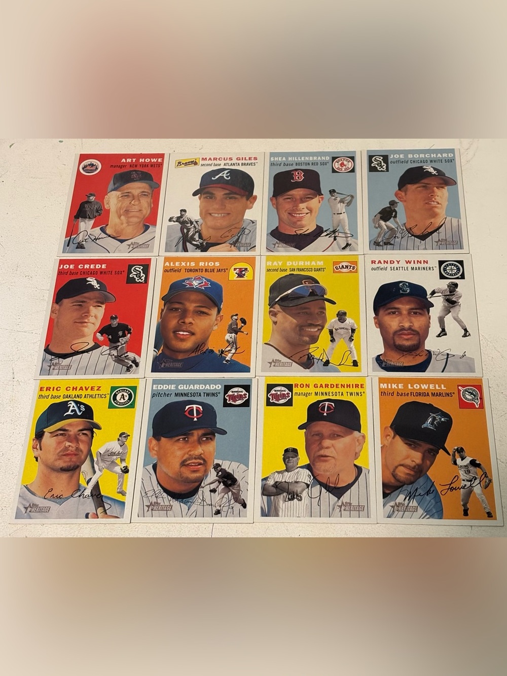 Topps Heritage Baseball Card Lot 20+ Veterans & Stars